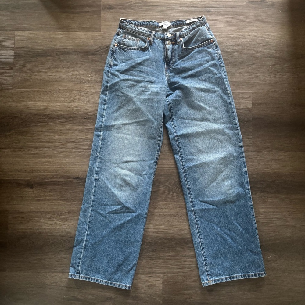 Forever 21 Denim Straight Leg Jeans